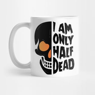 Halloween Half Dead Skull Mug